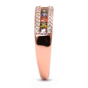 Anillo Saikpo acabado oro rosa 18k