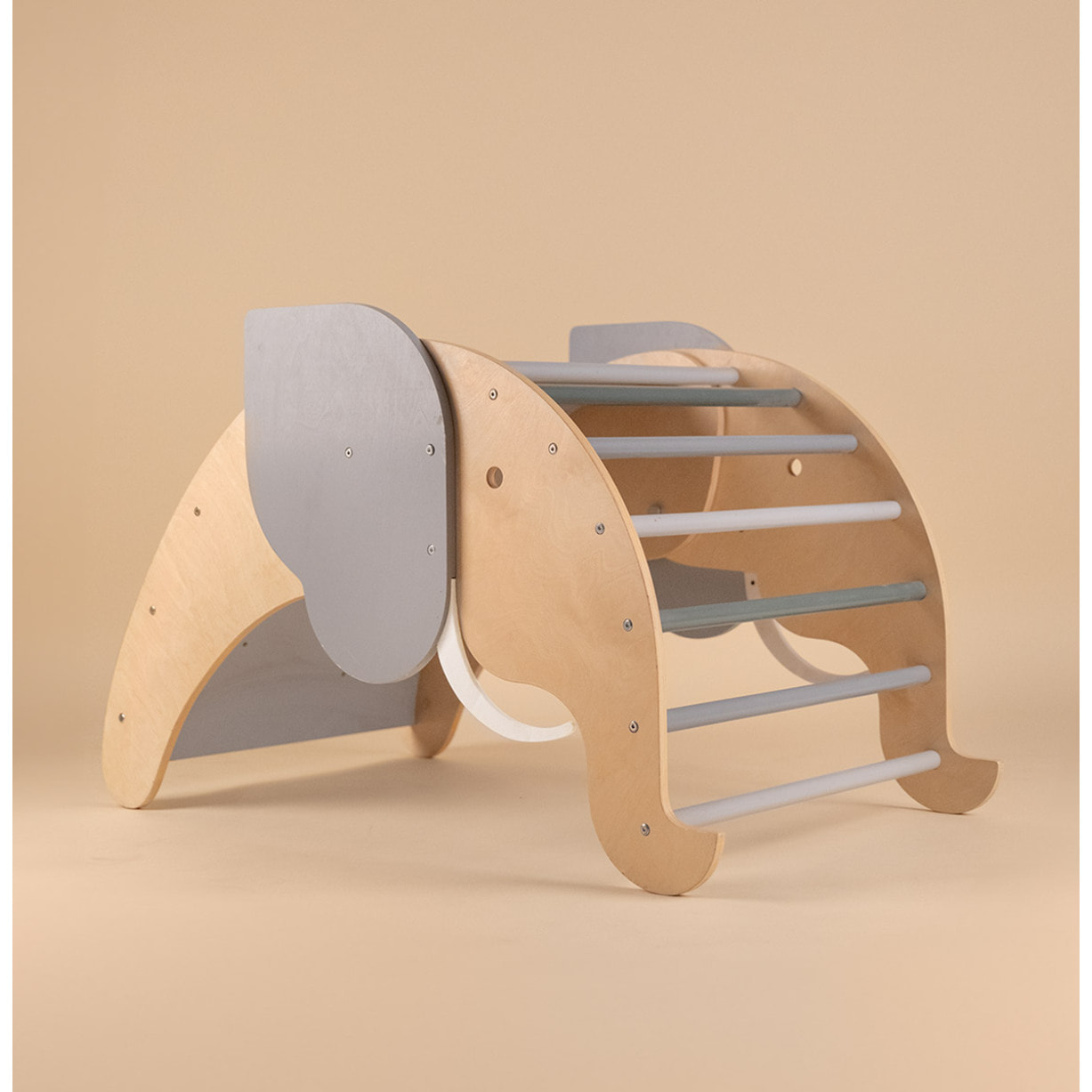 Arco de escalada plegable de madera ELEPHANT PIKLER para niños