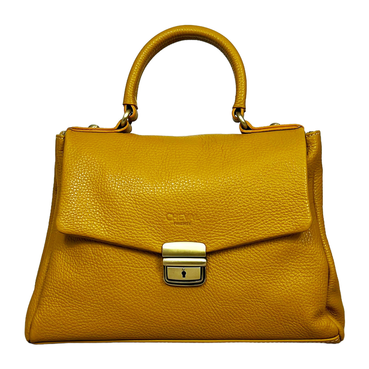 Bolso de Mano Cheval Firenze Aurora Amarillo Mostaza