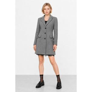 Kocca - Cappotto da donna sartoriale con rever e tasche a patta Donna