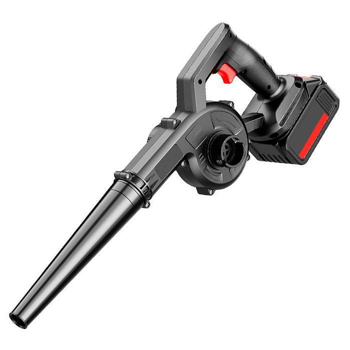 Mini soplador de hojas eléctrico con batería recargable de 6000mAh.