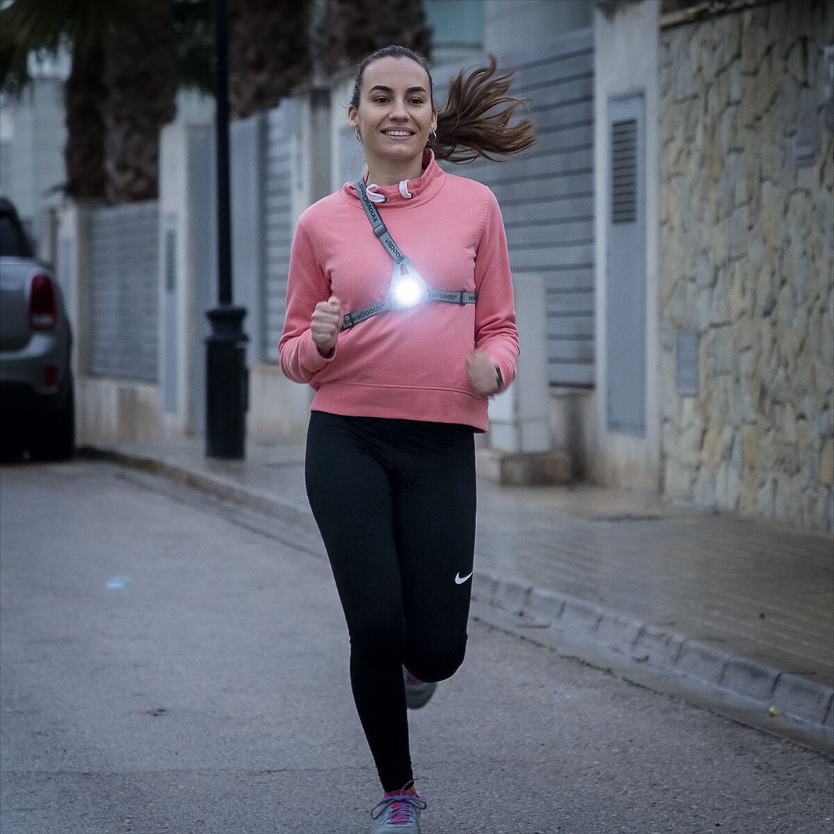 Arnés Deportivo con Luces LED Safelt InnovaGoods