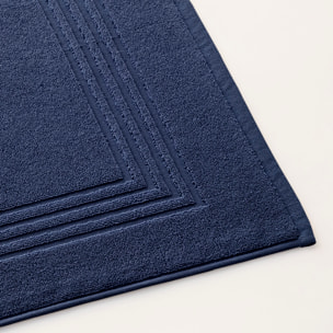 Tapis de Bain Coton Peigné - 920 g/m2 MARINE