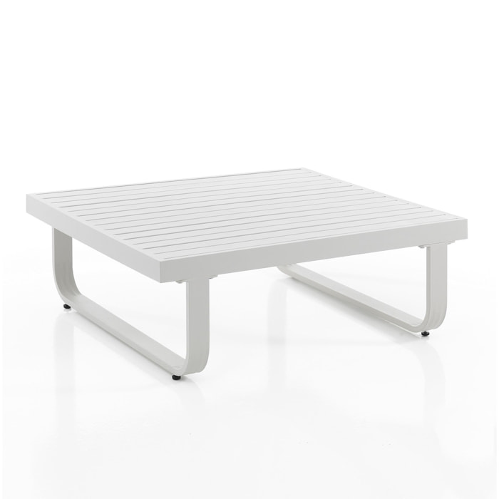 Tomasucci fauteuil bas / table basse latérale Programme ISCHIA Blanc