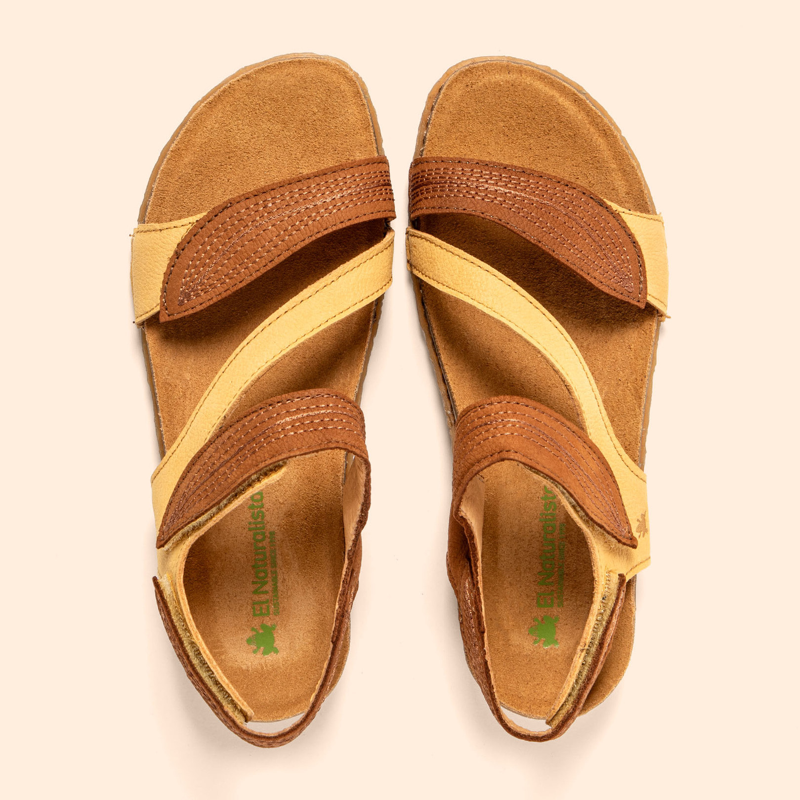 Sandalias N5810S NOBUCK HONEY-CUERO/ PANGLAO color Honey-cuero