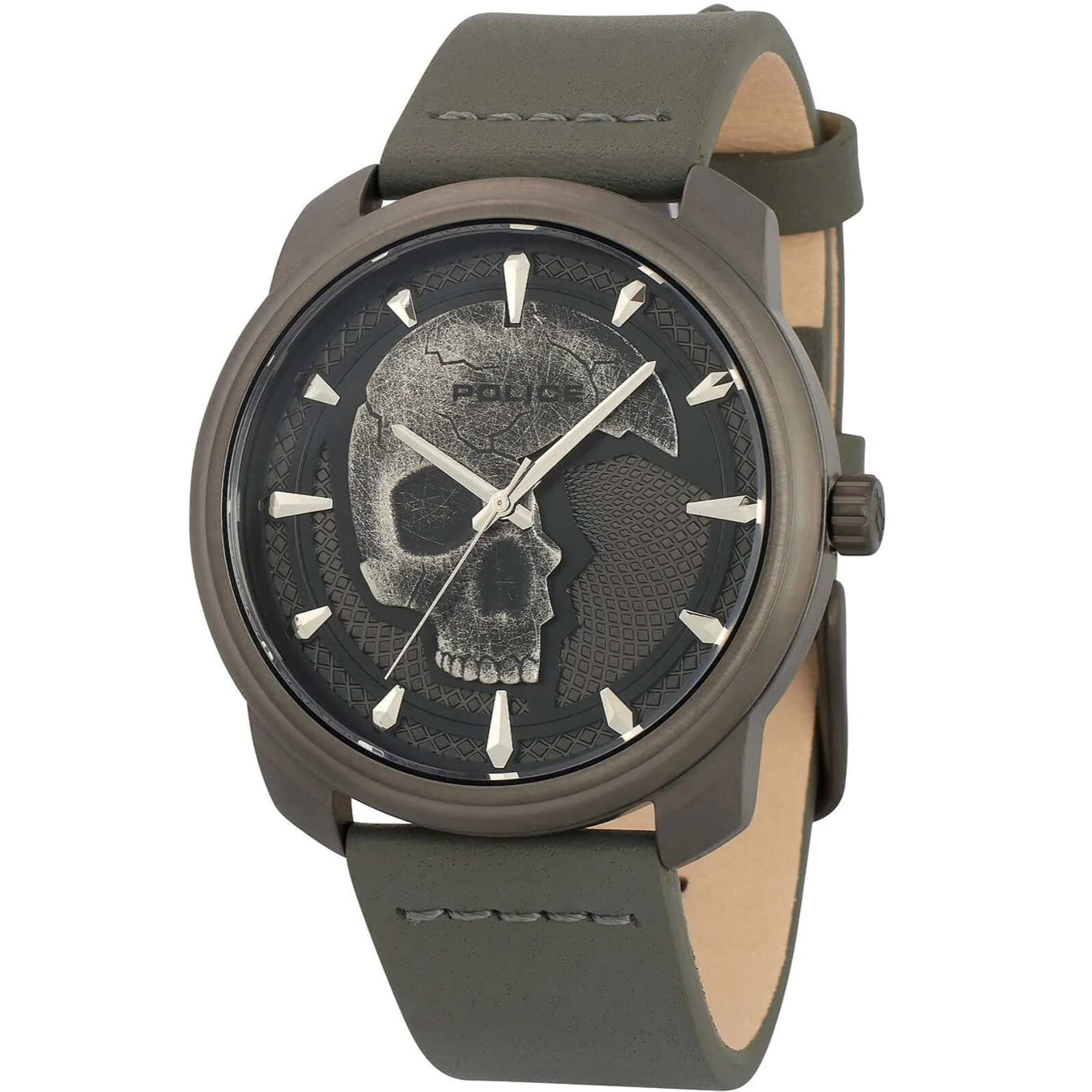 Reloj Police PL15714JSU-61A Hombre Analogico Cuarzo con Correa de Cuero