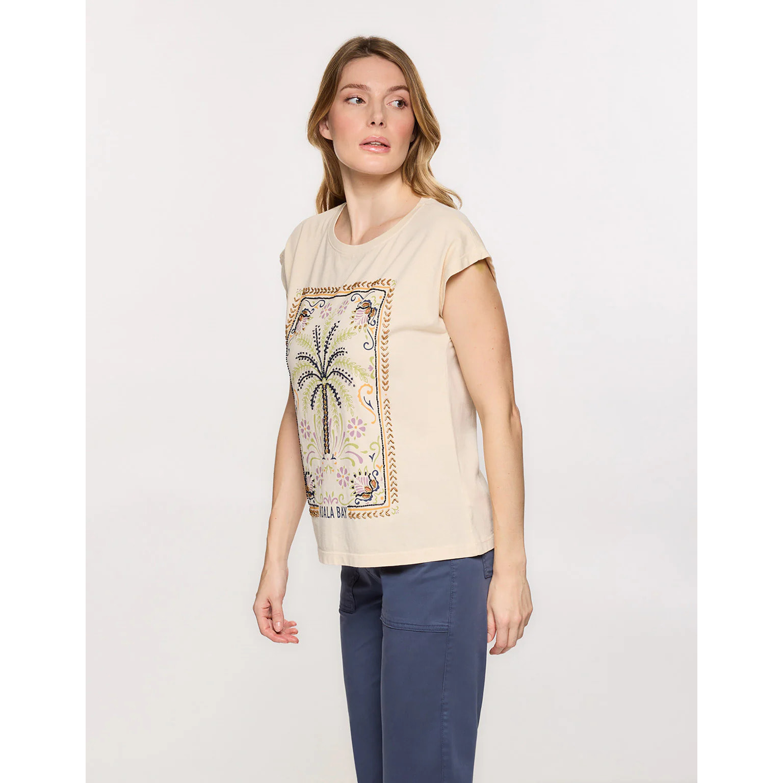 Camiseta Manga Corta Beige - Joei
