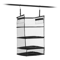 Scaffale Pieghevole per Bagagli Sleekbag - Nero - 45x74x32 cm
