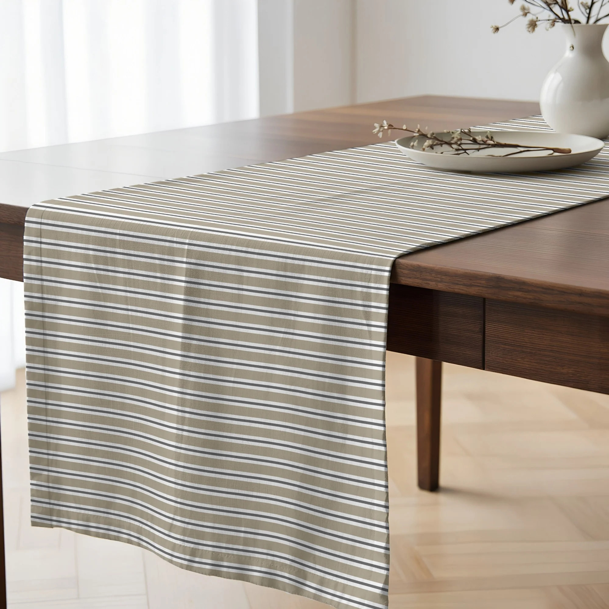 Chemin de table 100% coton Joel 50x150 cm