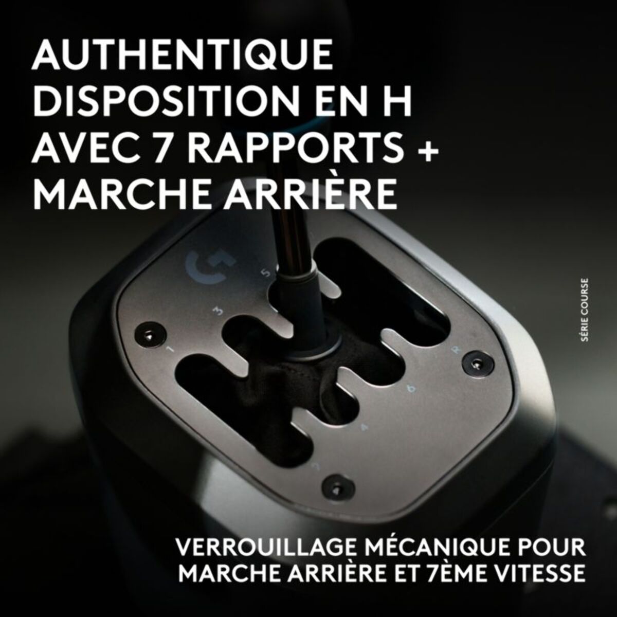 Levier de vitesses LOGITECH RS H-SHIFTER - BLACK