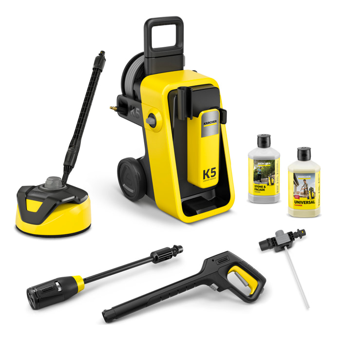 Nettoyeur haute pression Karcher K5 Comfort Premium Home - 145 bars - 500L/h - enrouleur et brosse terrasse