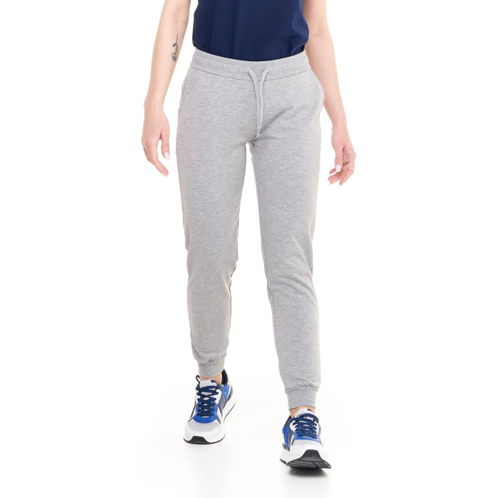 Pantalón de entrenamiento mujer polar con puños