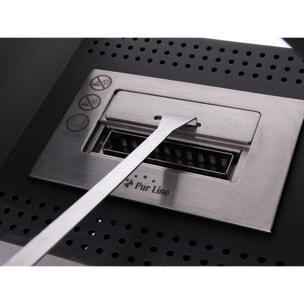 Cheminée éthanol circulaire au plafond