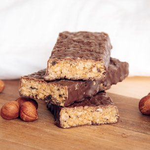 STC Nutrition - Protein Bar Vegan Chocolat Noisette - 15,5 g de Protéines par Barre - Riche en Fibres - 100 % Vegan - Lot de 2 Étuis de 5 Barres x 45 g
