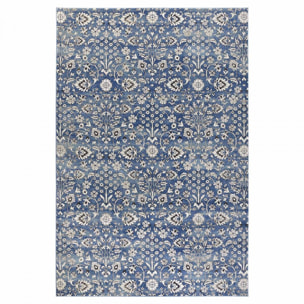 Tapis salon nature floral, structure tissée plate, iser, confort