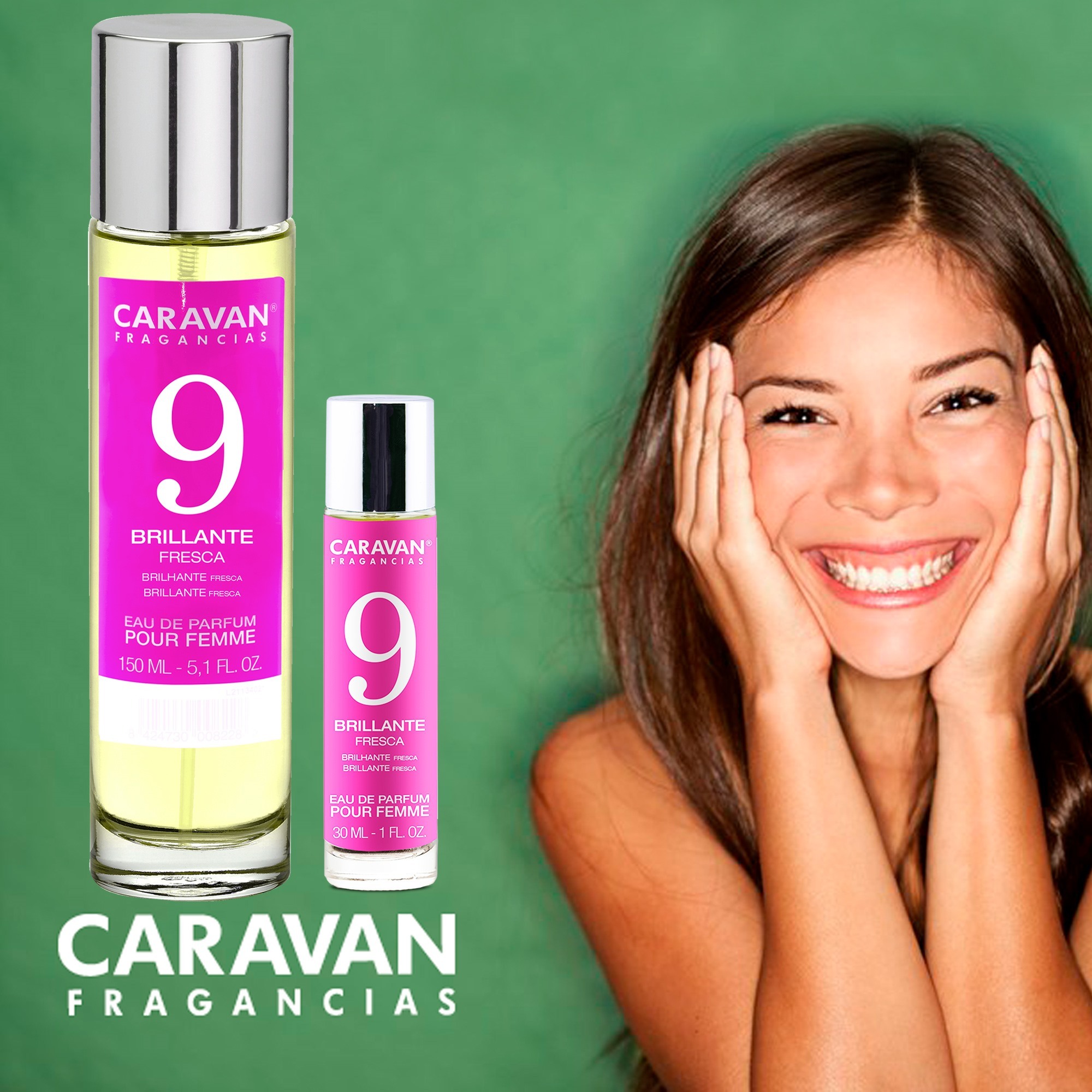 Caravan fragancias set de 2 frascos perfume de mujer nº9, de 150 ml