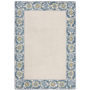 Tapis floral en laine MYLA