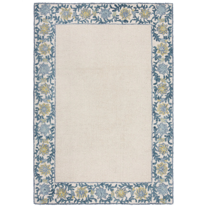 Tapis floral en laine MYLA