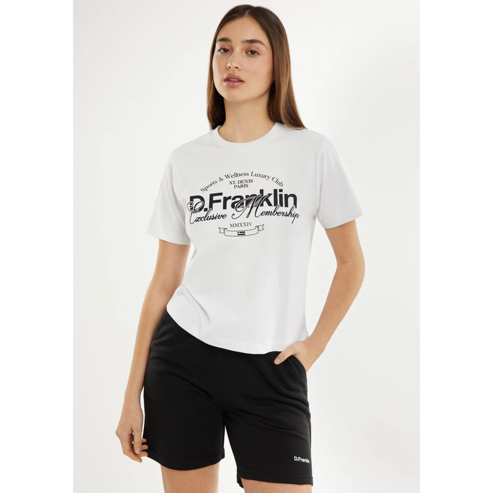 Camiseta de Mujer St.Denis Club Blanco / Negro D.Franklin