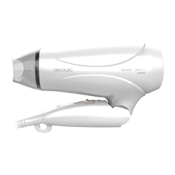Cecotec Secador de pelo DC IoniCare TravelWhite