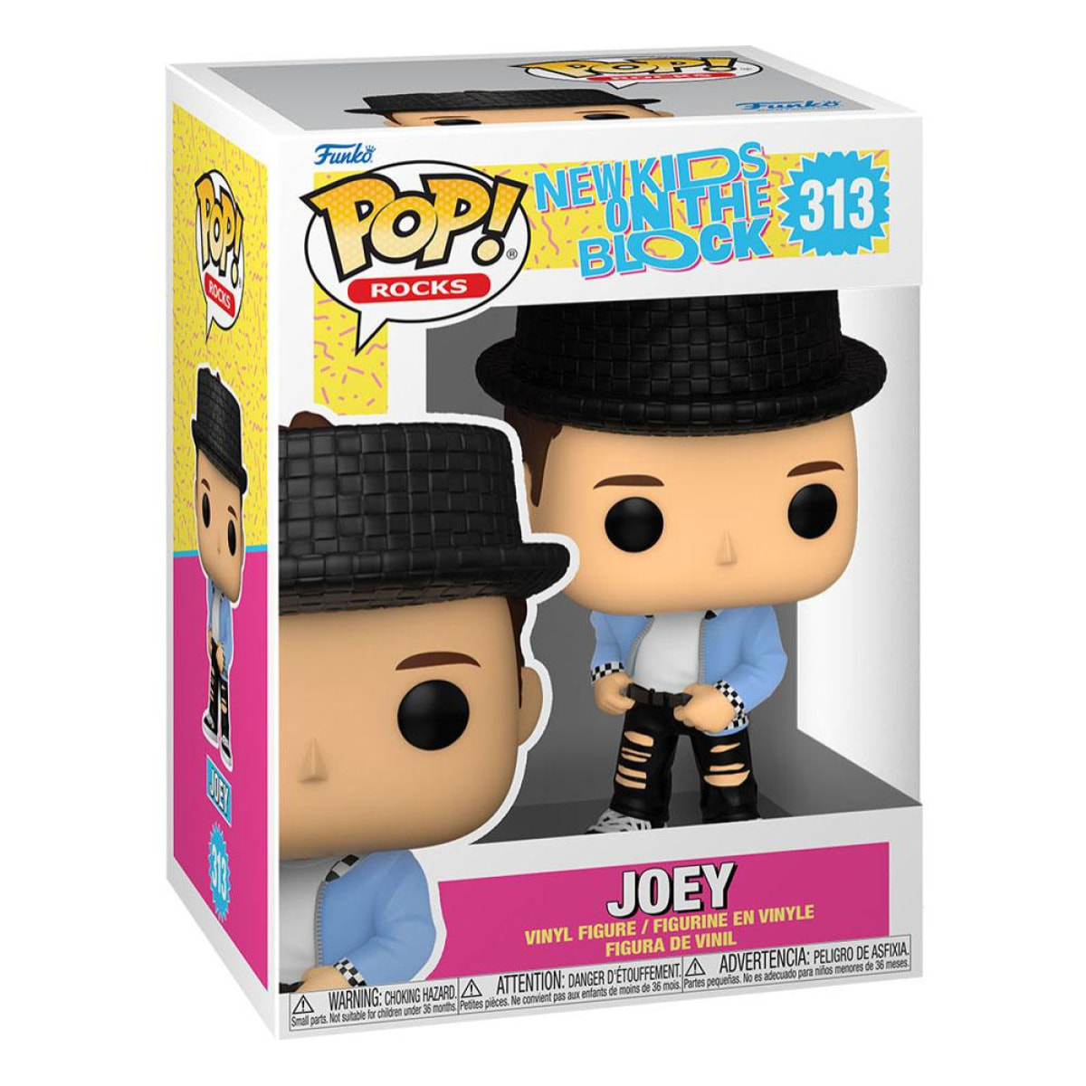 New Bambino On The Block Pop! Rocks Vinile Figura Joey 9 Cm Funko