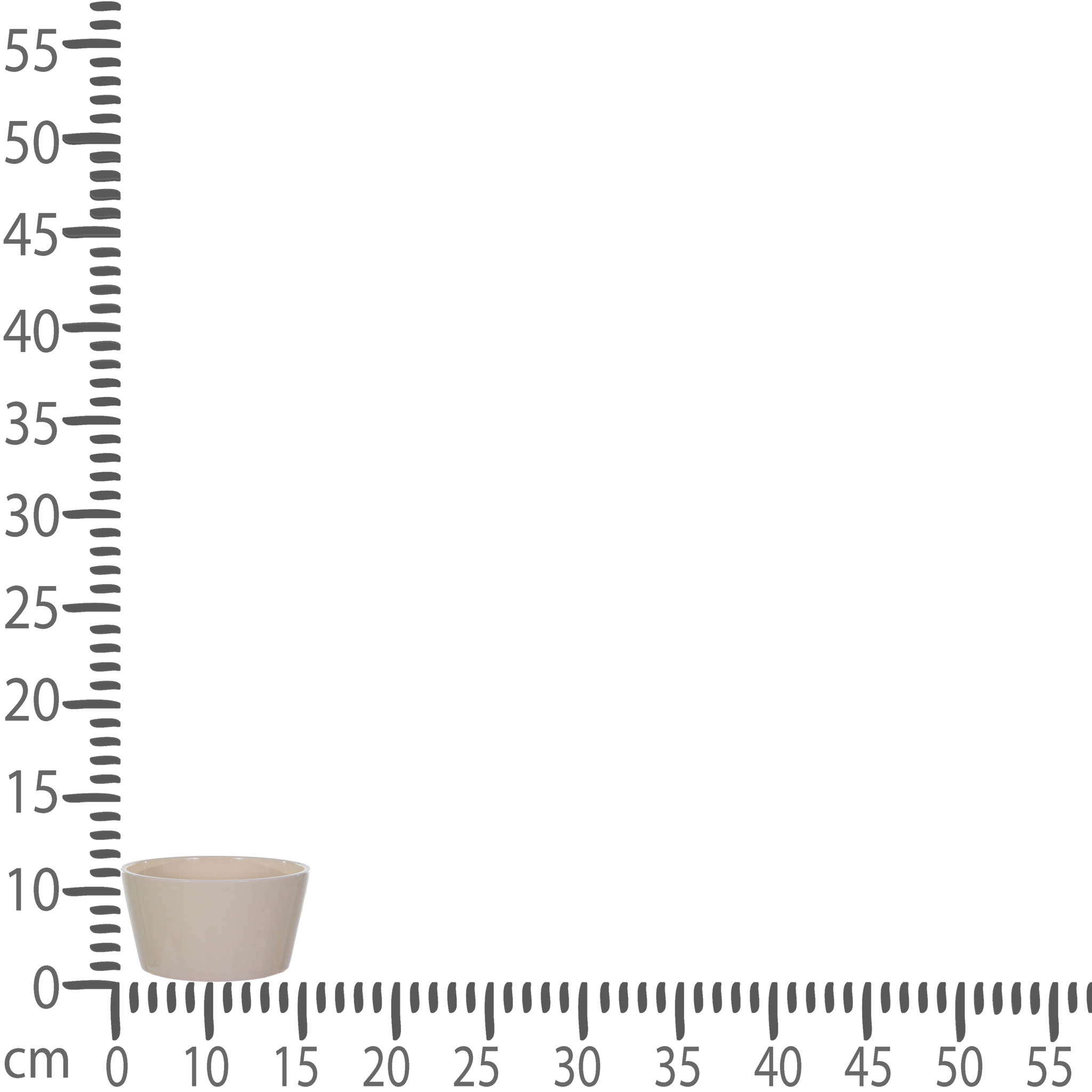 Vaso Cachepot In Ceramica. Larghezza 15,5 Cm - Pezzi 6 - 15,5X12X15,5cm - Colore: Bianco - Bianchi Dino - Ceramica