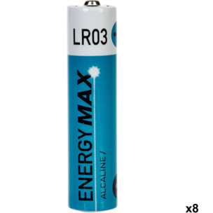 Lot de 8 piles alcaline LR03