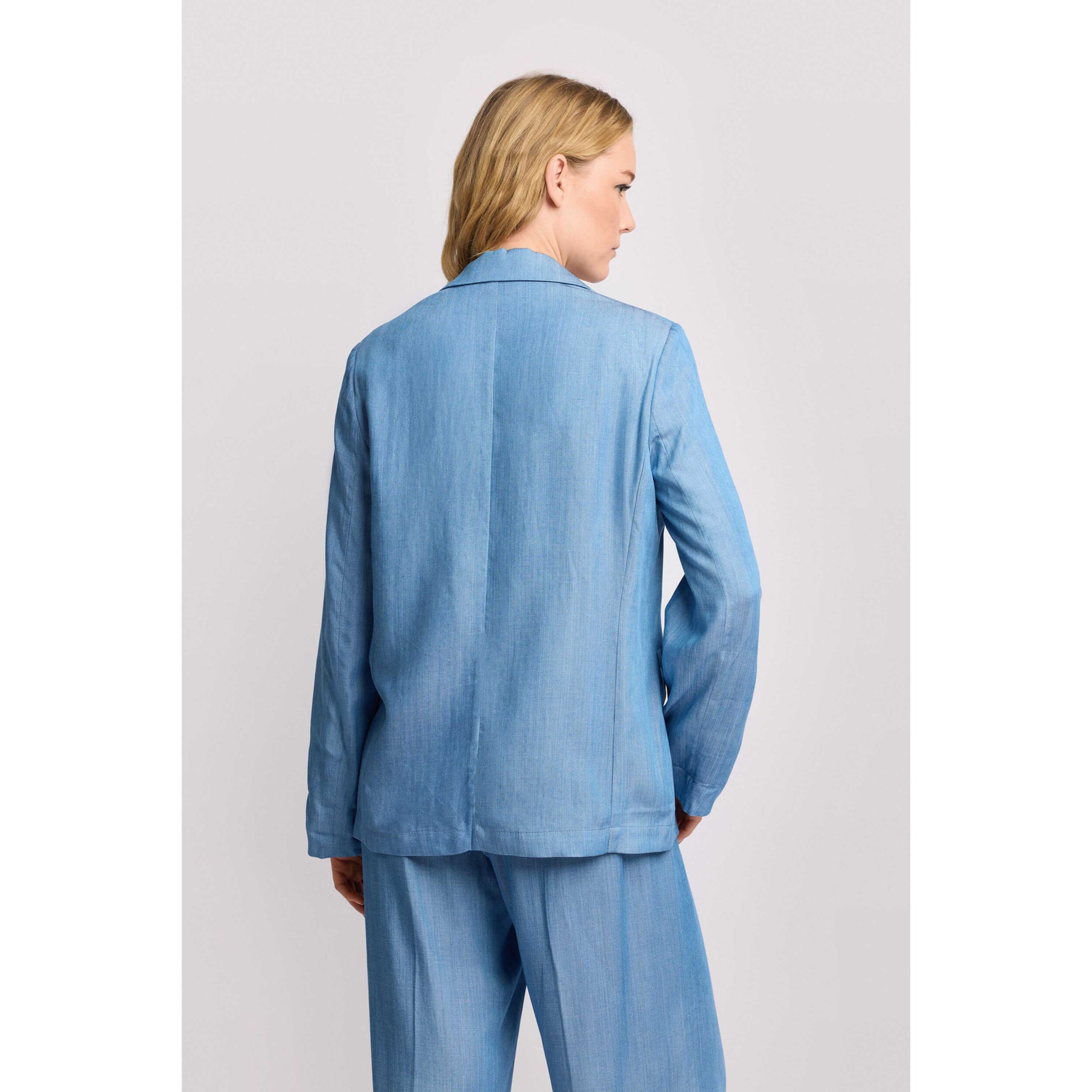 Kocca - Giacca elegante minimal Donna, Tinta unita, Scollo a V