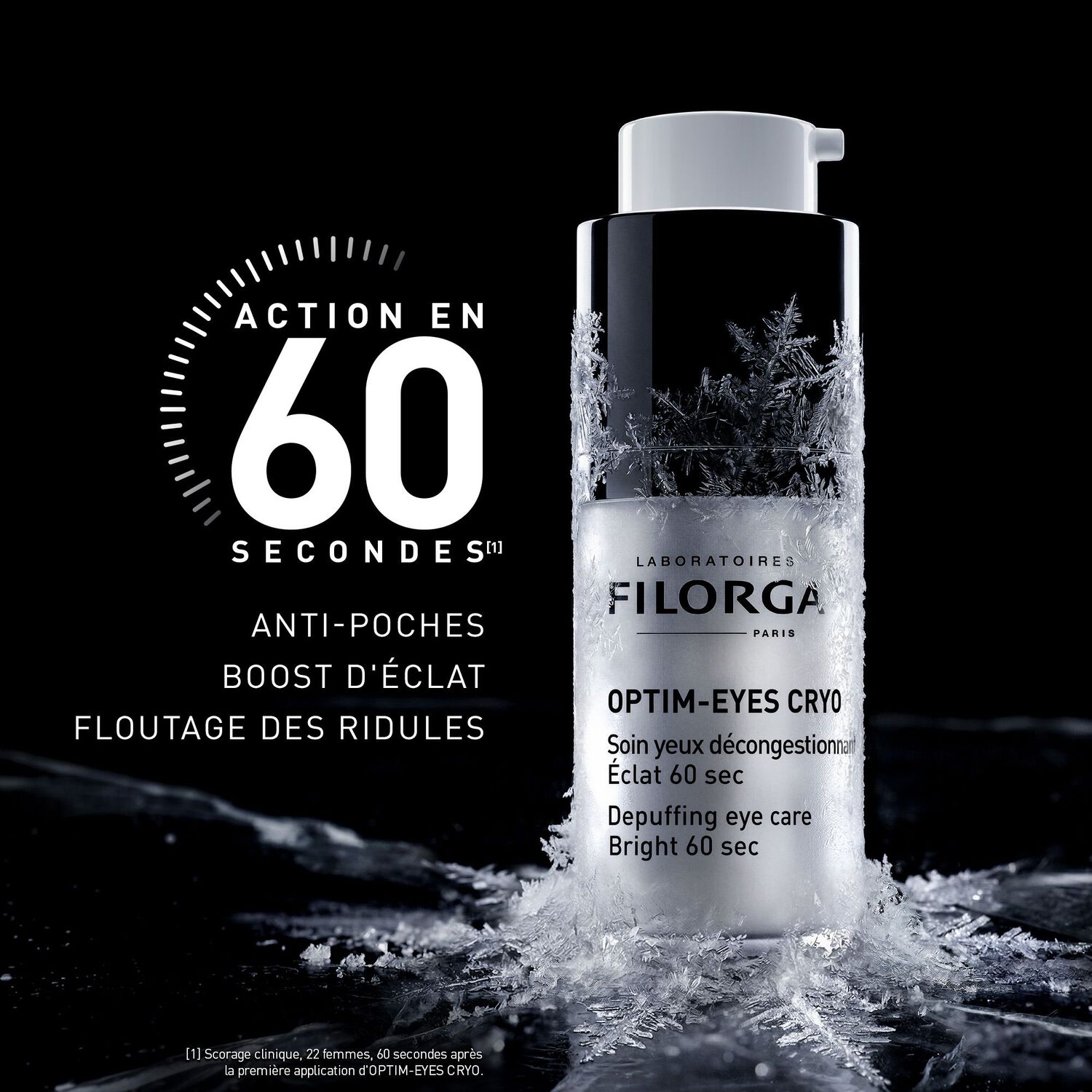 Optim-Eyes Cryo - Soin Yeux Décongestionnant Éclat 60 Sec 15 ml