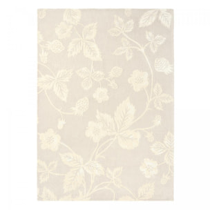 Tapis salon et chambre fait à la main en laine motif floral ALUL