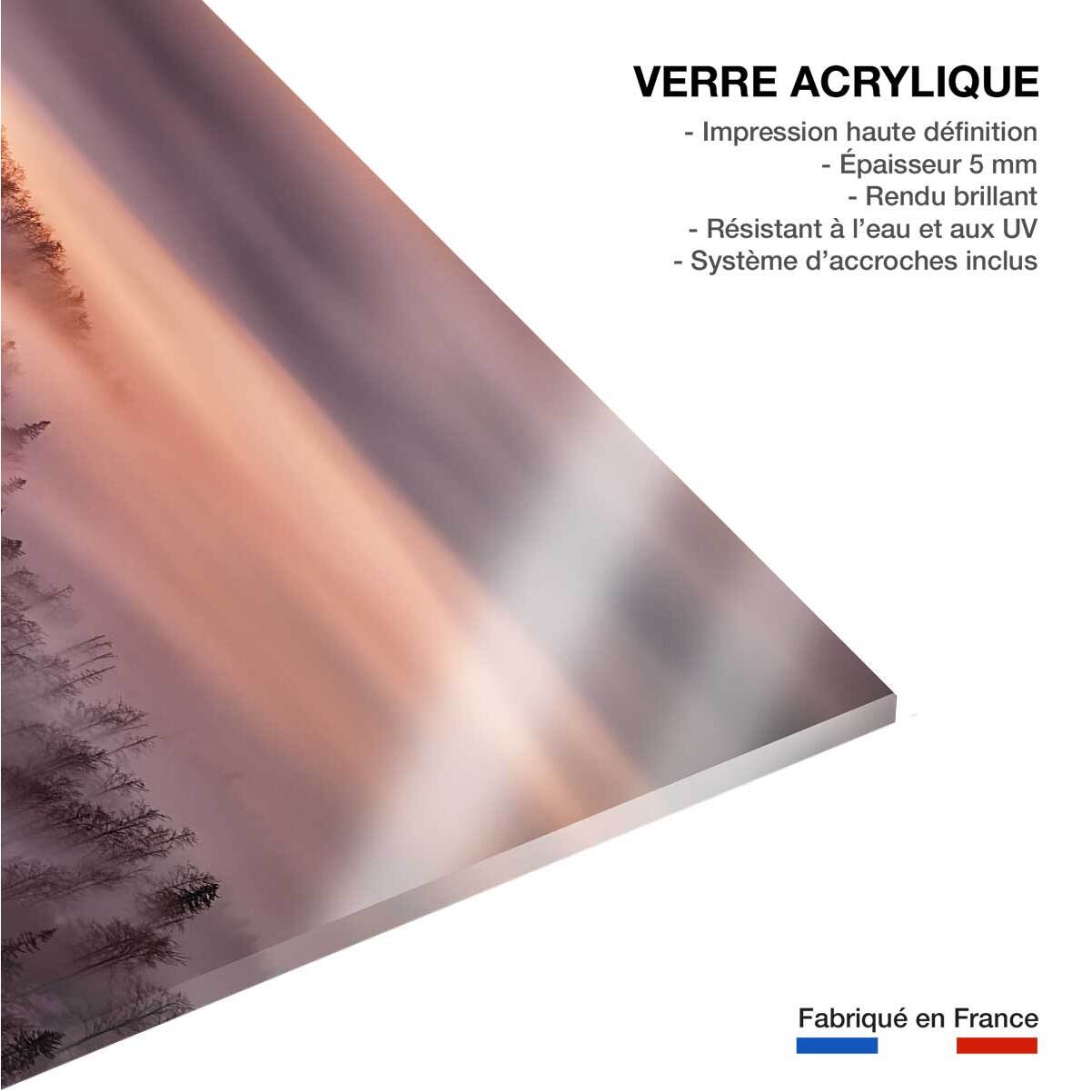 Tableau ciel violet Tableau plexiglas