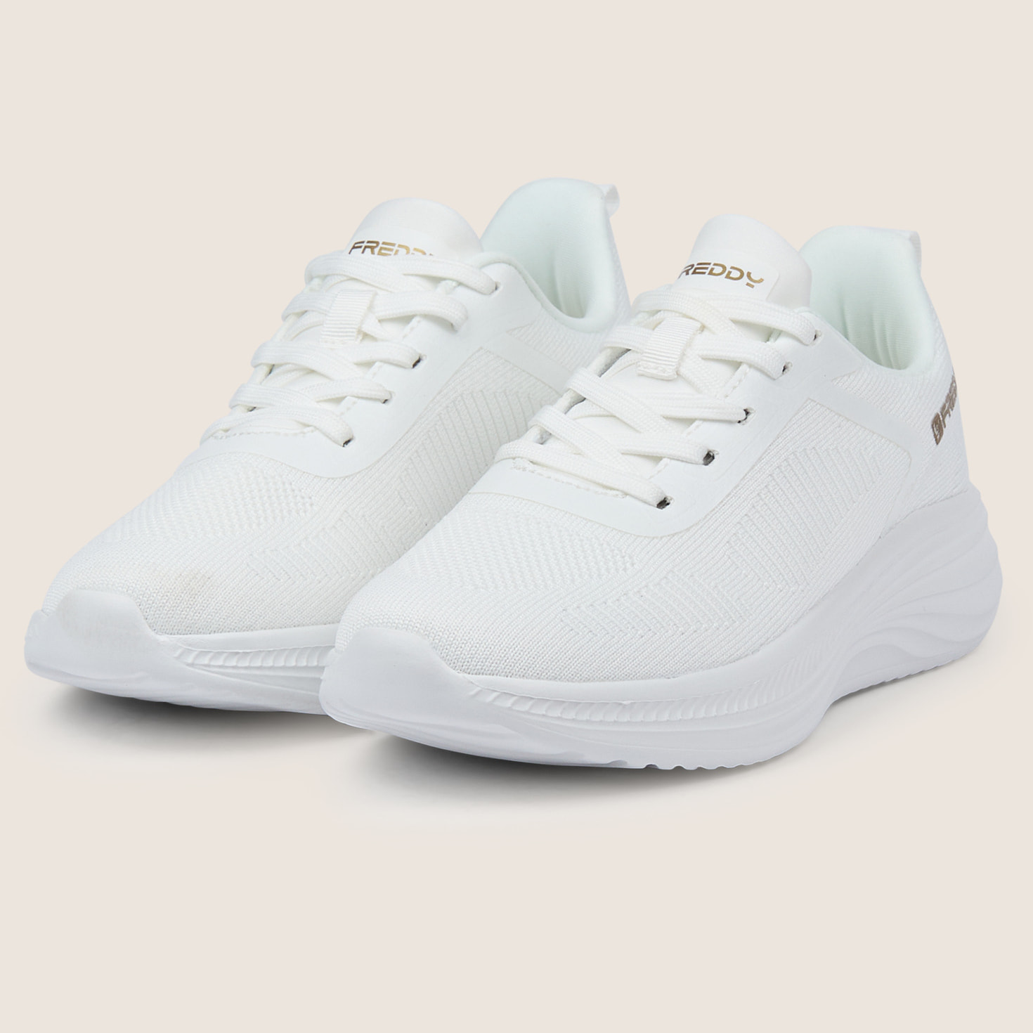 Sneakers in tessuto con rinforzi tecnici e suola ultraleggera