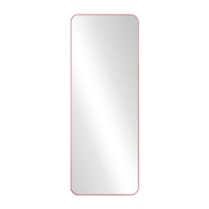 Specchio da terra o parete 50x160 cm con telaio oro rosa - Vichy