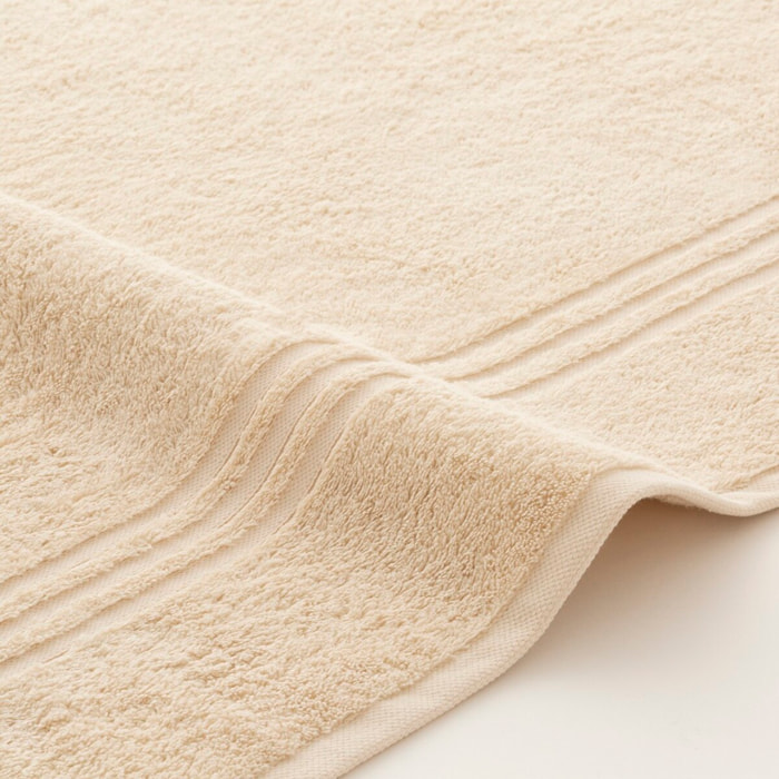 Set 2 toallas ducha + 2 toallas lavabo beige-forest premium