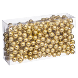 Guirlande de Noël Perle Doré 10 mm x 5 m