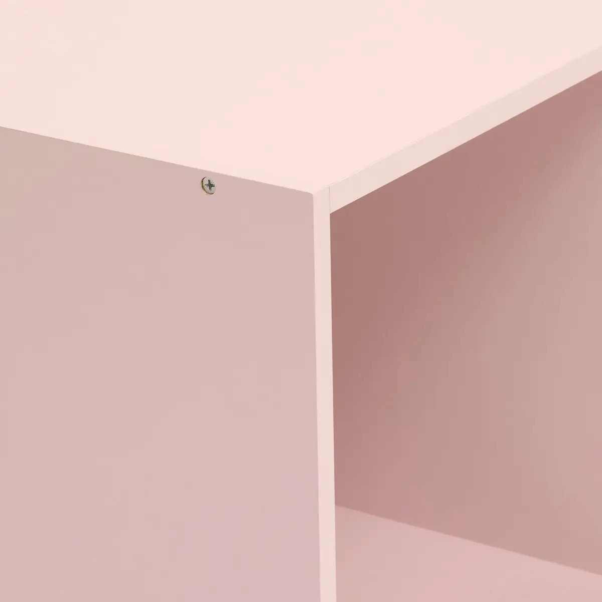 Étagère Mix'n modul Enfant 4 Cases Rose 63,6x30x63,6 cm