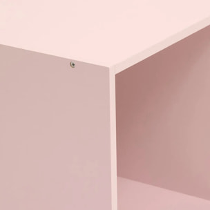 Étagère Mix'n modul Enfant 4 Cases Rose 63,6x30x63,6 cm