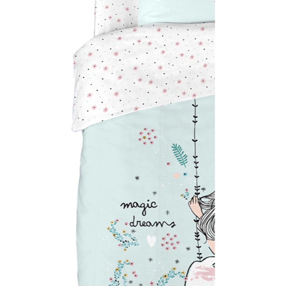 Parure de lit enfant 100% coton - Magic