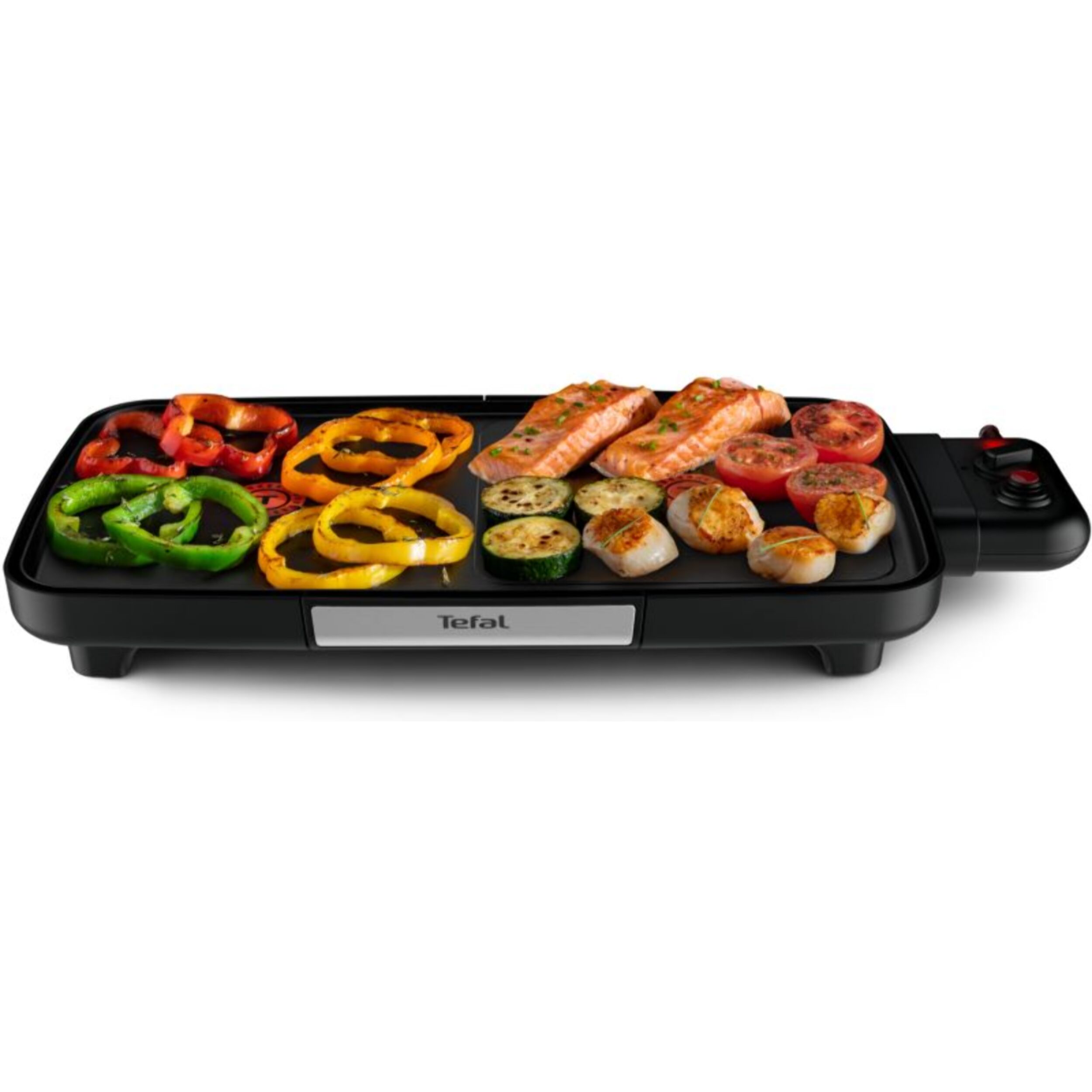 Plancha électrique TEFAL CB641810 noir à poser, 50x26 cm