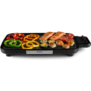Plancha électrique TEFAL CB641810 noir à poser, 50x26 cm