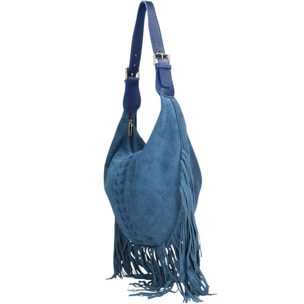 Borsa a spalla da Donna Patrizia in Vera Pelle Made in Italy 27x40x7 cm