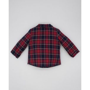 CAMISA VIELLA CUADROS ROJO Y AZUL