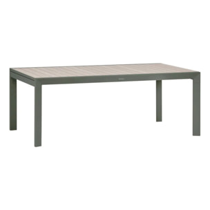 Table de jardin 12 places Evasion extensible beige lin