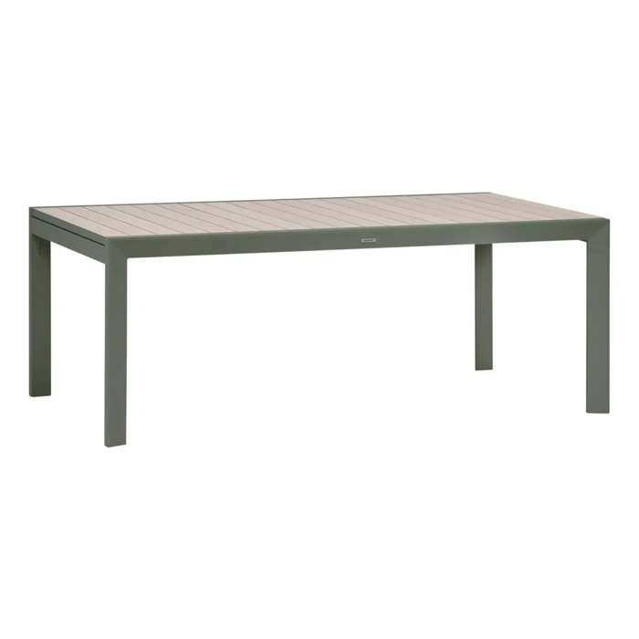Table de jardin 12 places Evasion extensible beige lin