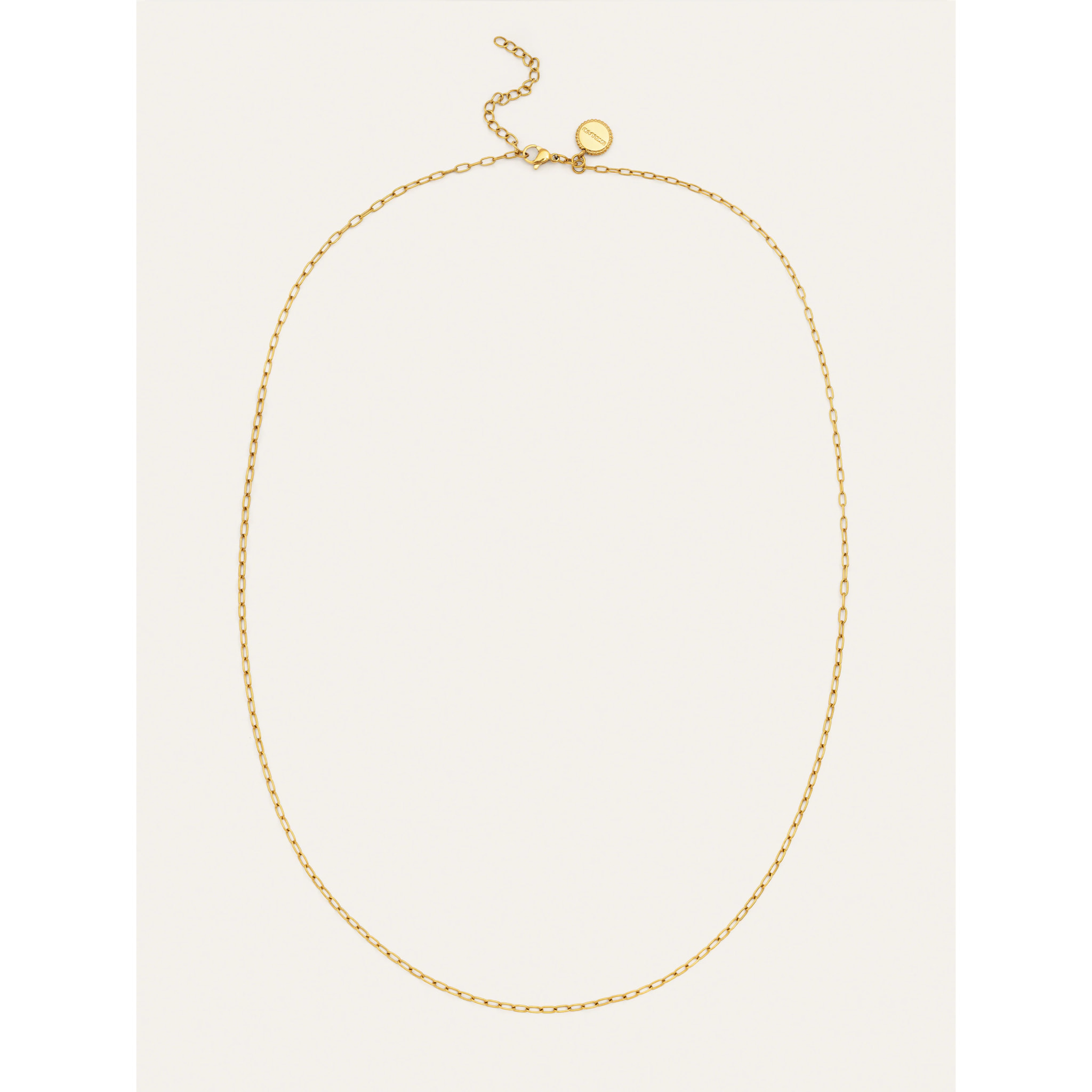 Collar Fine Chic Acero Baño Oro