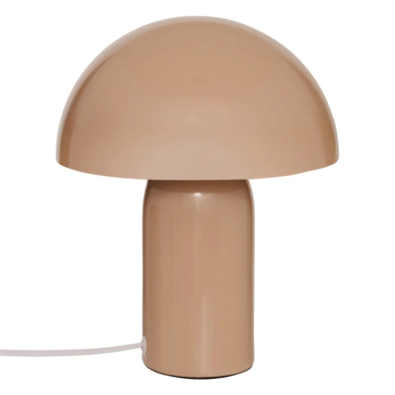 Lampe champignon secteur Lito beige H24,5cm