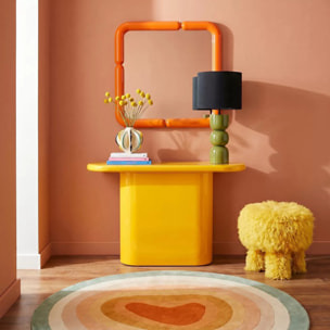 Miroir Eliano 90x90cm orange Kare Design