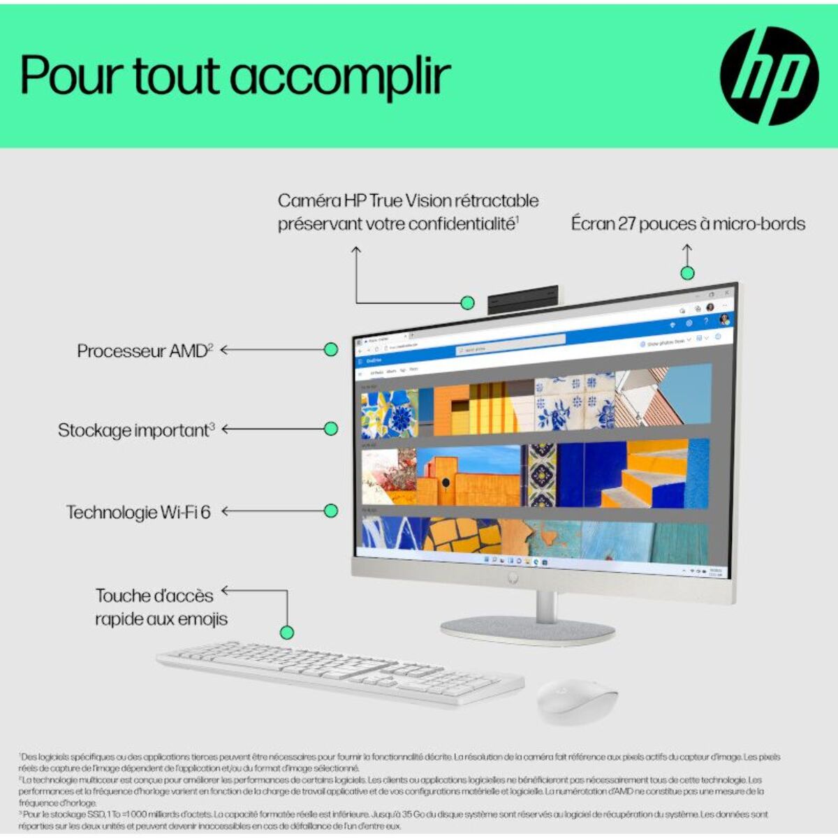 Ordinateur tout-en-un HP 27-cr0058nf