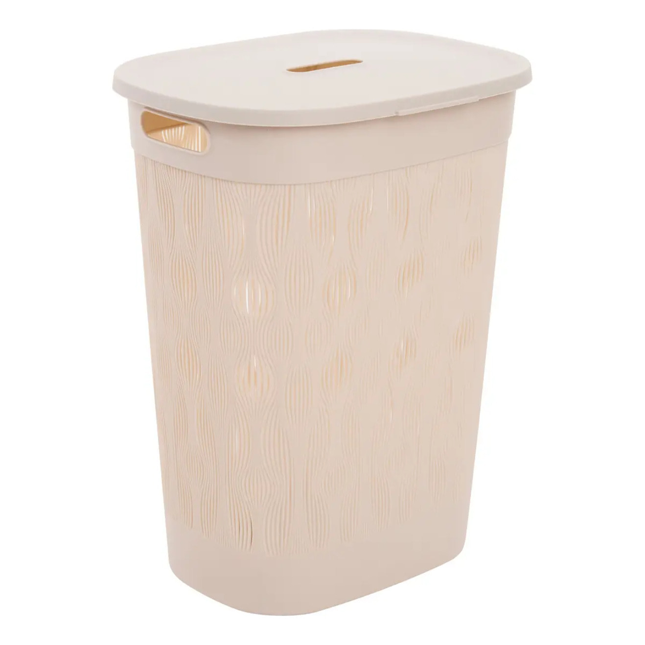 Corbeille à Linge Leaf 40L Beige H57 cm