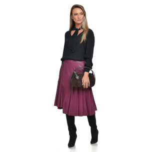 Borsa a tracolla Anna Luchini Marrone